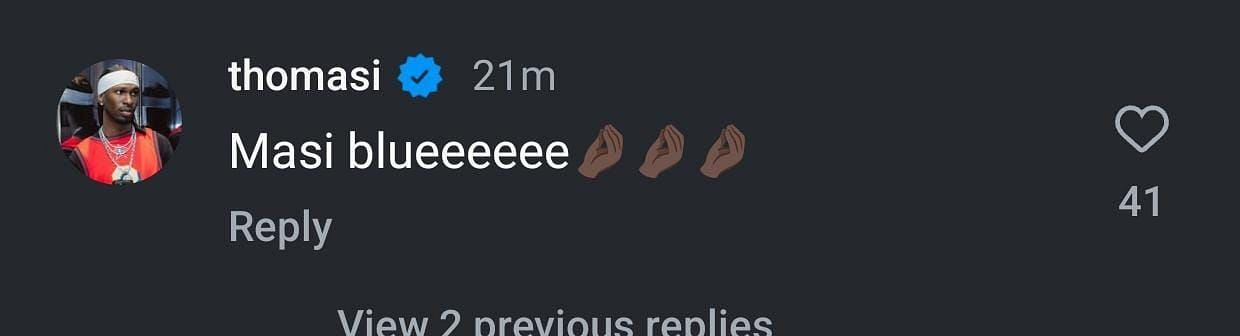 Shai Gilgeous-Alexander's brother reacted to the new colorway of the Shai 001. (Credits: IG/Shai Gilgeous-Alexander)